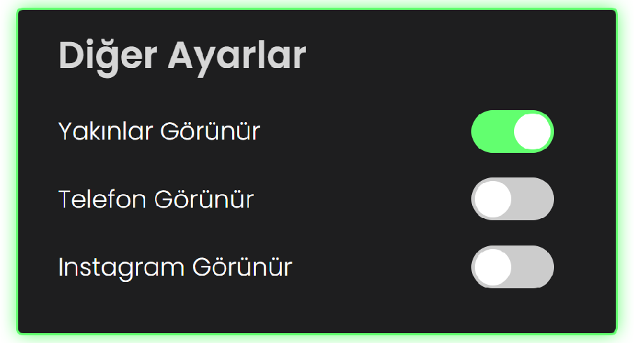 Gizlilik ve Erişim